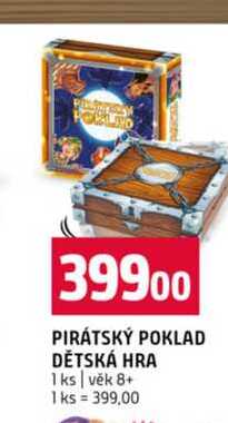 PIRÁTSKÝ POKLAD DĚTSKÁ HRA 1ks věk 8+ 1ks