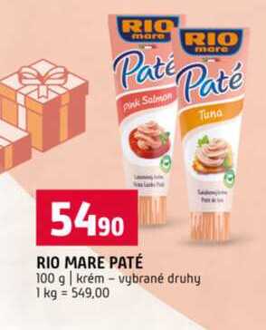 RIO MARE PATÉ 100 g krém vybrané druhy