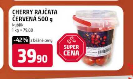 CHERRY RAJČATA ČERVENÁ 500 g kyblik
