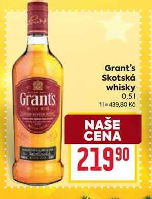 Grant's Skotská whisky 0,5l