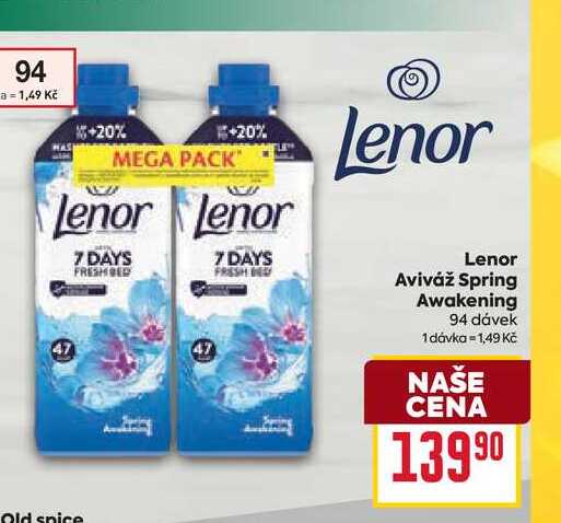 Lenor Aviváž Spring Awakening 94 dávek