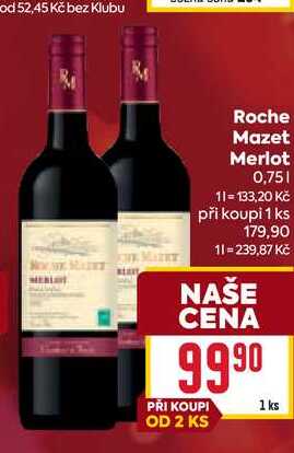 Roche Mazet Merlot 0,75l