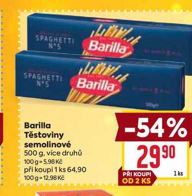 Barilla Těstoviny semolinové 500 g