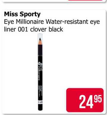 Miss Sporty Eye Millionaire Water-resistant eye liner
