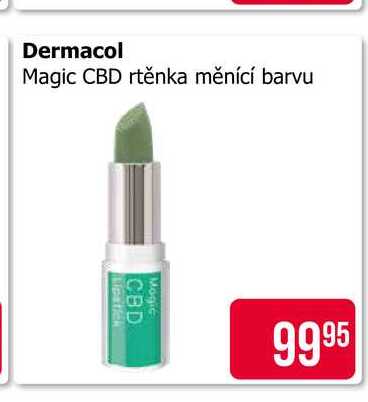 Dermacol Magic CBD rtěnka měnící barvu