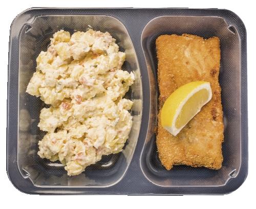 Smažený kapr s bramborovým salátem