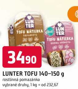 LUNTER TOFU 140-150 g 