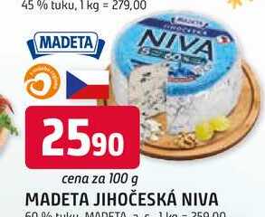 MADETA JIHOČESKÁ NIVA 100g