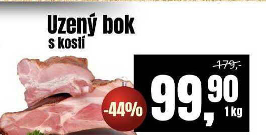 Uzený bok s kostí, 1 kg