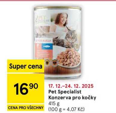 Pet Specialist Konzerva pro kočky, 415 g
