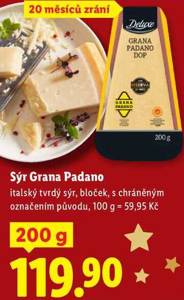 Sýr Grana Padano, 200 g