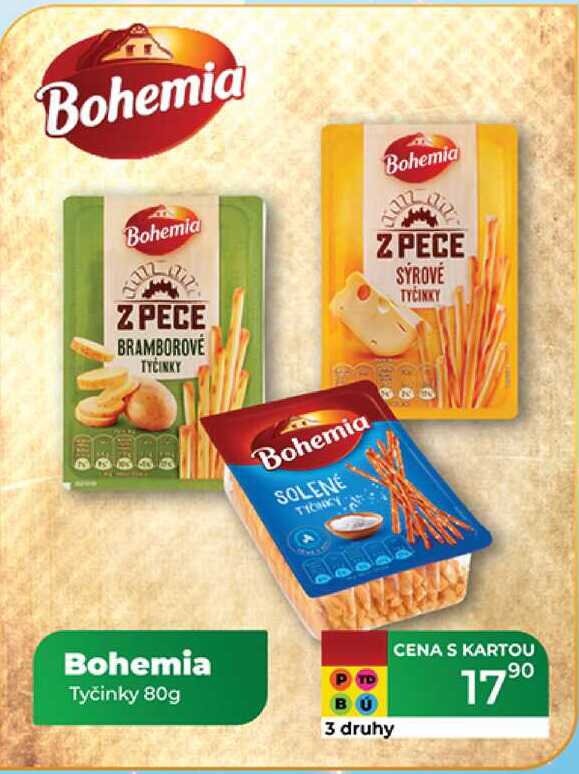 Bohemia Tyčinky 80g 