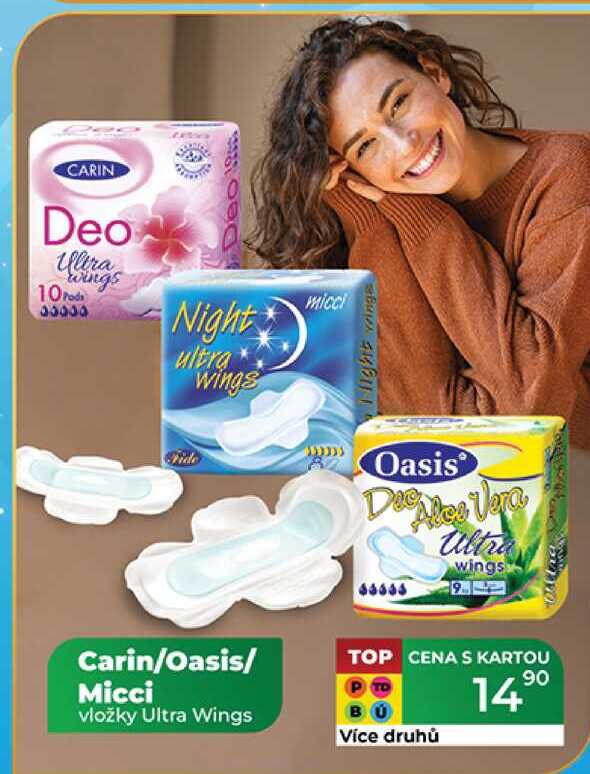 Carin/Oasis/ Micci vložky Ultra Wings