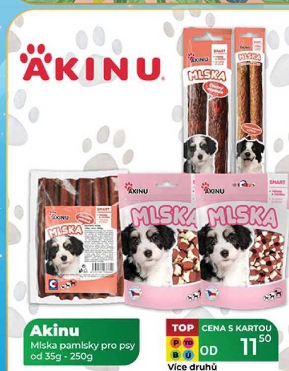 Akinu Miska pamlsky pro psy od 35g - 250g