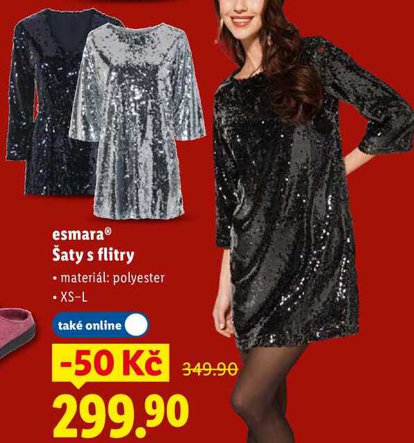 esmaraⓇ Šaty s flitry 