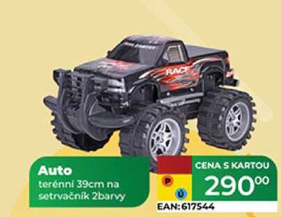 Auto terénní 39cm na setrvačník 2barvy