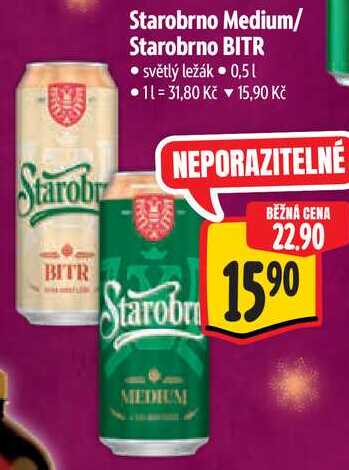 Starobrno BITR, 0,5 l