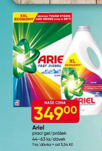 Ariel prášek 63 dávek