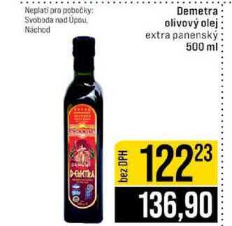 Demetra olivový olej extra panenský 500 ml