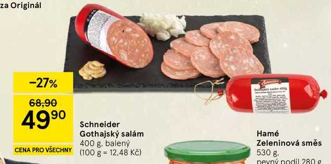 Schneider Gothajský salám, 400 g, balený