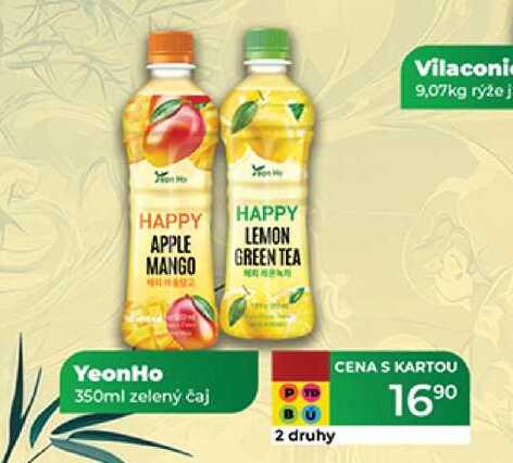 YeonHo 350ml zelený čaj