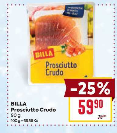 BILLA Prosciutto Crudo 90 g 