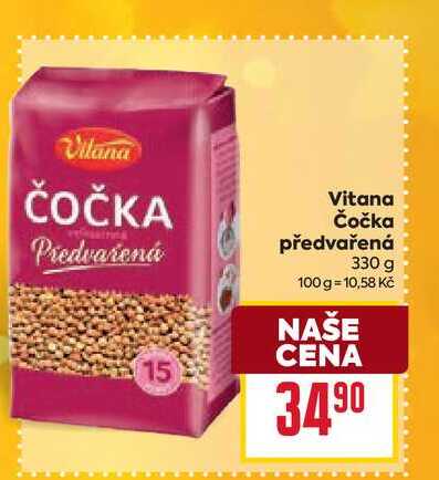 Vitana Čočka předvařená 330 g 