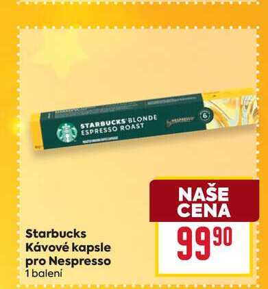 Starbucks Kávové kapsle pro Nespresso 1 balení