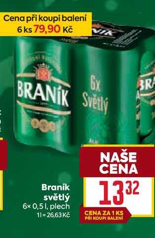 Braník světlý 6x 0,51, plech 