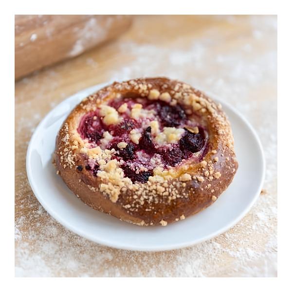 Authentic Malinový koláč s pudinkem