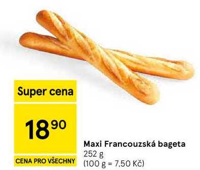 Maxi Francouzská bageta, 252 g