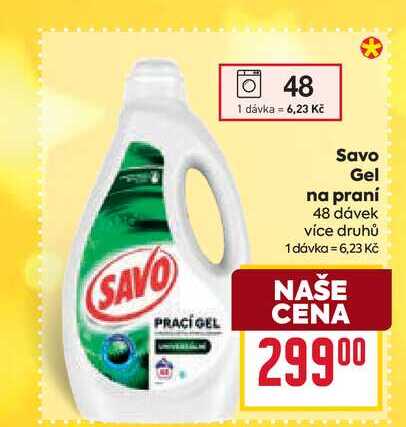 Savo Gel na praní 48 dávek více 