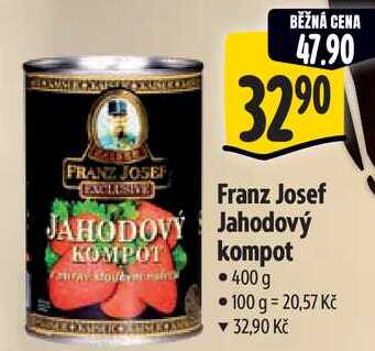 Franz Josef Jahodový kompot, 400 g