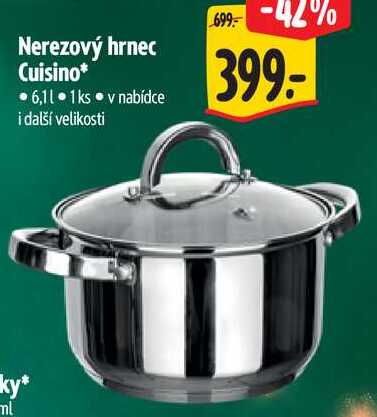 Nerezový hrnec Cuisino* 