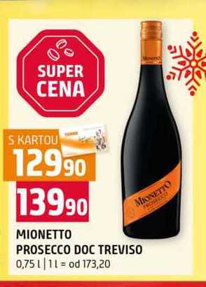 MIONETTO PROSECCO DOC TREVISO 0,75l