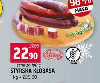 STÝRSKÁ KLOBÁSA 100g