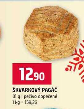ŠKVARKOVÝ PAGÁČ 81 g pečivo dopečené