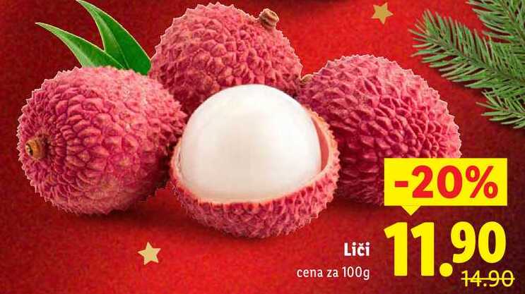 Liči, cena za 100 g 