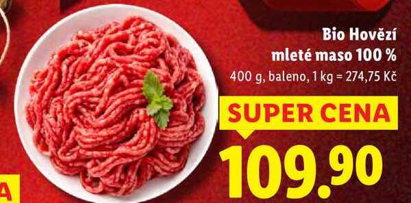 Bio Hovězí mleté maso 100%, 400 g