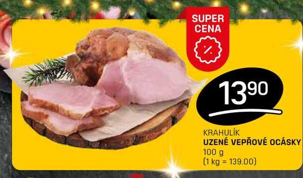 UZENÉ VEPŘOVÉ OCÁSKY 100 g 