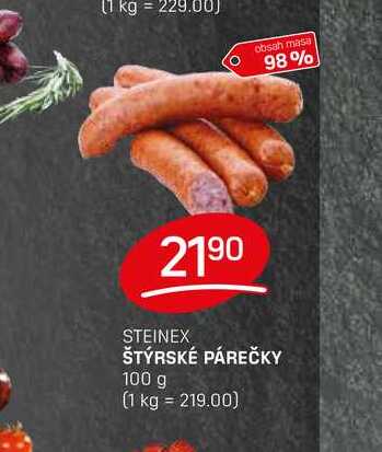 ŠTÝRSKÉ PÁREČKY 100 g