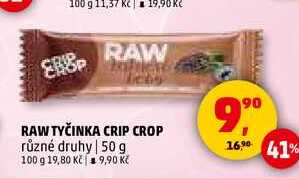 RAW TYČINKA CRIP CROP, 50 g 
