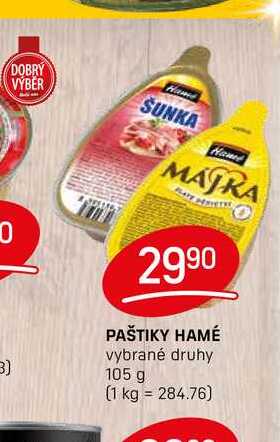 PAŠTIKY HAMÉ vybrané druhy 105 g