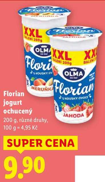 Florian jogurt ochucený, 200 g