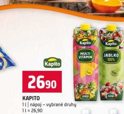KAPITO 1l nápoj vybrané druhy 