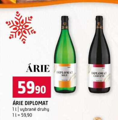 ÁRIE DIPLOMAT 1l vybrané druhy 