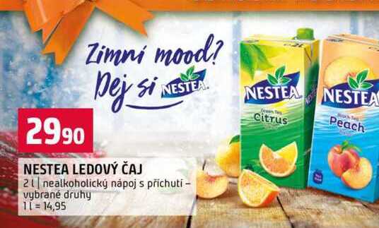 NESTEA LEDOVÝ ČAJ 2l nealkoholický nápoj s příchuti vybrané druhy 