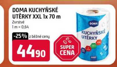 DOMA KUCHYŇSKÉ UTĚRKY XXL 1x 70 m 2vrstvé 