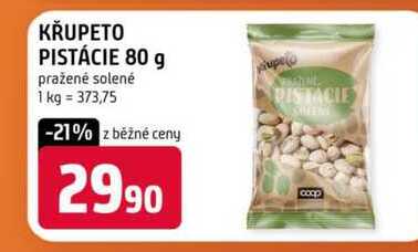 KŘUPETO PISTÁCIE 80 g pražené solené