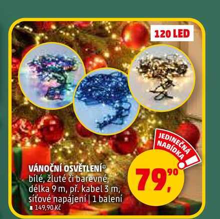 VÁNOČNÍ OSVĚTLENÍ, 1 balení
